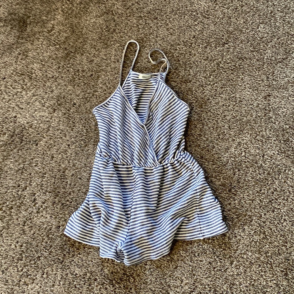 Striped romper